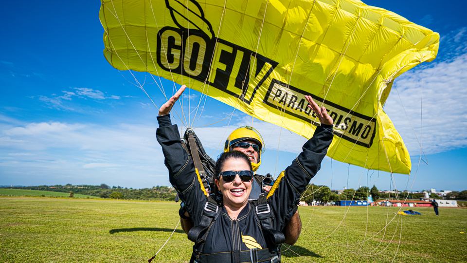 Pouso sob o velame na Go Fly Resende